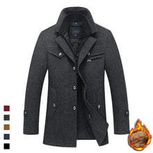Load image into Gallery viewer, Winter New Men's Woolen Coat