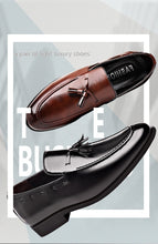 Load image into Gallery viewer, Suit Low Heel Leather Shoes