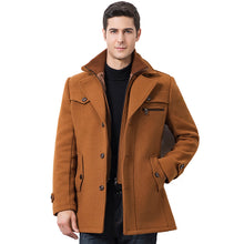 Load image into Gallery viewer, Winter New Men's Woolen Coat