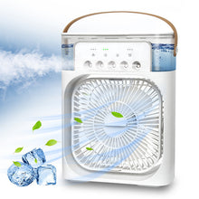 Load image into Gallery viewer, USB Fan LED Night Light Water Mist Fun Humidification