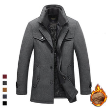 Load image into Gallery viewer, Winter New Men's Woolen Coat