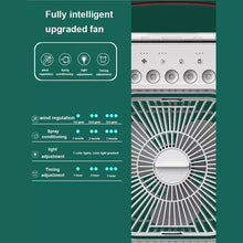 Load image into Gallery viewer, USB Fan LED Night Light Water Mist Fun Humidification