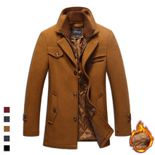 Load image into Gallery viewer, Winter New Men's Woolen Coat